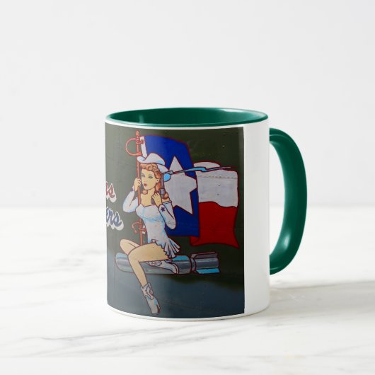 Texas-Räuber-Kaffee-Tasse Tasse (VorderseiteRechts)