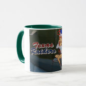 Texas-Räuber-Kaffee-Tasse Tasse (Vorderseite Links)