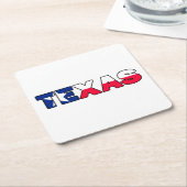 Texas Rechteckiger Pappuntersetzer (angewinkelt)