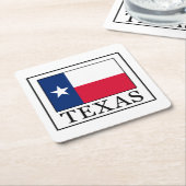 Texas Rechteckiger Pappuntersetzer (angewinkelt)