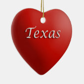Texas Red Heart Keepake Ornament (Rechts)