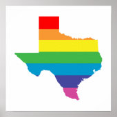 texas Regenbogen Poster (Vorne)