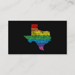 texas Regenbogen Visitenkarte