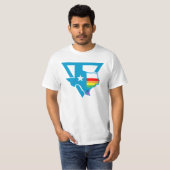 Texas-Regenbogendreieck T-Shirt (Vorne ganz)