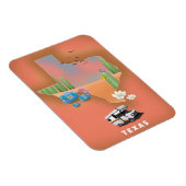 Texas Reiseplakat Magnet (Rechte Seite)