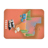 Texas Reiseplakat Magnet (Horizontal)