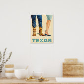 Texas-Reiseplakat Poster (Küche)