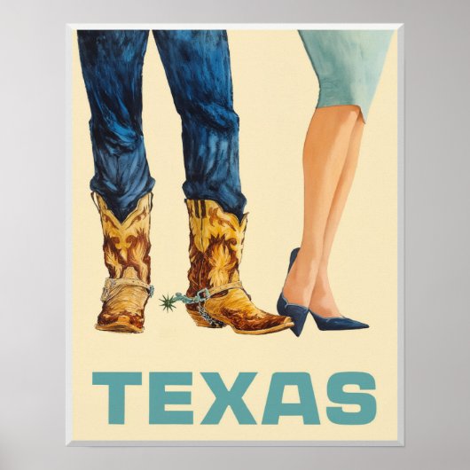 Texas-Reiseplakat Poster (Vorne)