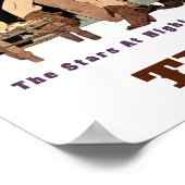 Texas Reiseplakat Poster (Ecke)