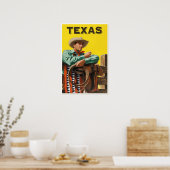 Texas Reiseplakat Poster (Küche)