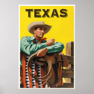 Texas Reiseplakat Poster