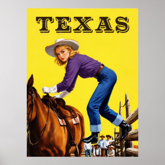 Texas Reiseplakat Poster (Vorne)