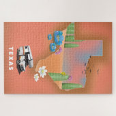 Texas Reiseplakat Puzzle (Horizontal)