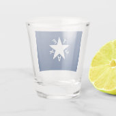 Texas Republic Flag Shootglas Schnapsglas (Rückseite)