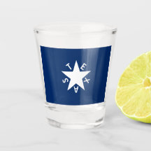 Texas Republic Flag Shootglas