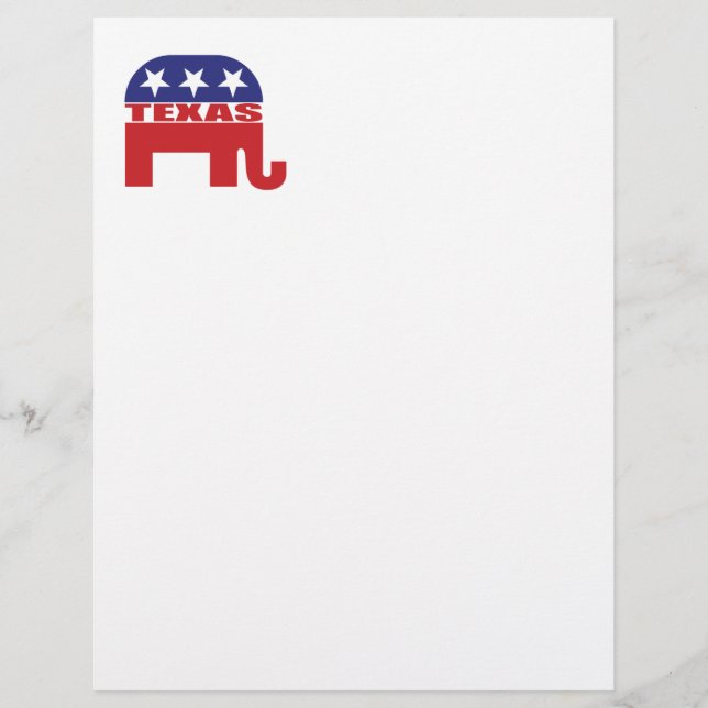 Texas-Republikaner Elephant (Vorderseite)