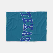 Texas - Retro-Design - klassisch  Fleecedecke (Vorderseite (Horizontal))