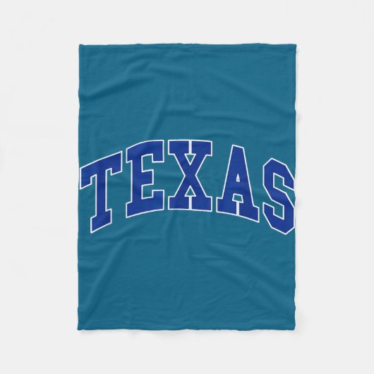 Texas - Retro-Design - klassisch  Fleecedecke (Vorderseite)