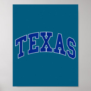 Texas - Retro-Design - klassisch  Poster