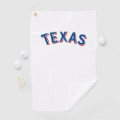 Texas Retro Vintag Lone Star Staat USA Golfhandtuch (Insitu)