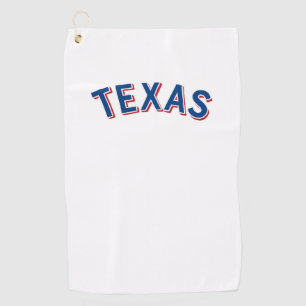 Texas Retro Vintag Lone Star Staat USA Golfhandtuch
