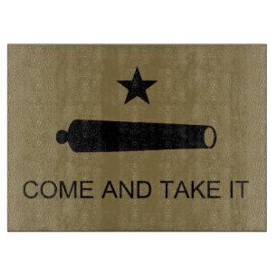 Texas Revolution Flag, texanische Miliz 1835 Cutti Schneidebrett