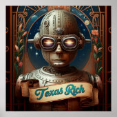 Texas Rich - Steampunk Visionary Poster (Vorne)