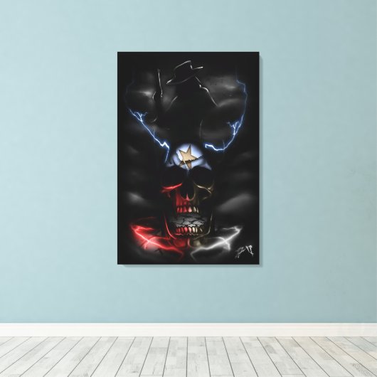 Texas Ride Leinwanddruck (Insitu (Holzboden))