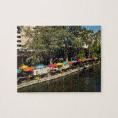 Texas, Riverwalk, dining on river's edge Puzzle (Horizontal)
