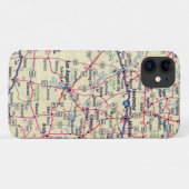 Texas Road Map Case-Mate iPhone Hülle (Rückseite (Horizontal))