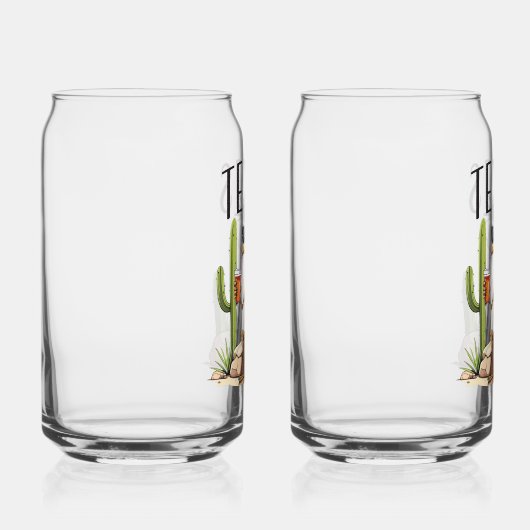 Texas Roadrunner having a beverage Dosenglas (Rechts)