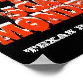 Texas Rock and Roll Poster (Ecke)