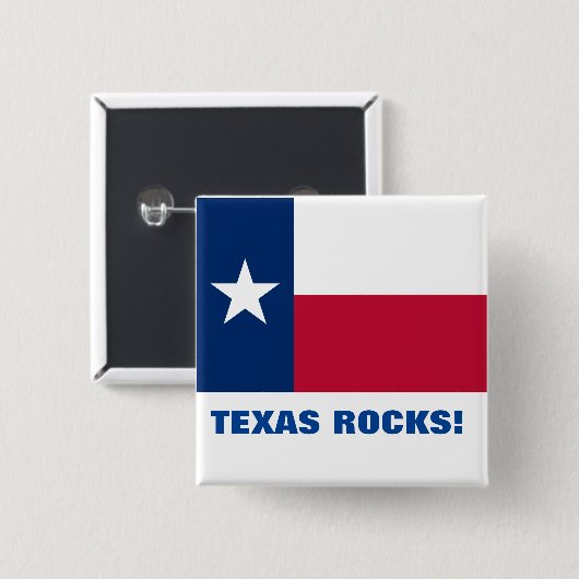 TEXAS ROCKS! BUTTON (Vorne & Hinten)