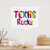 Texas Rocks Poster (Küche)