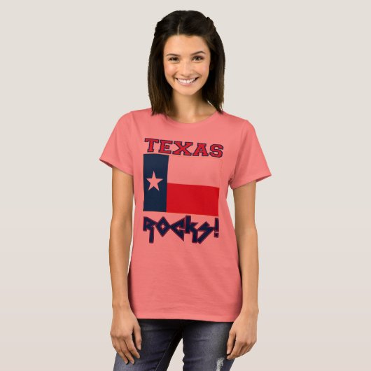 Texas Rocks! T-Shirt (Vorne ganz)