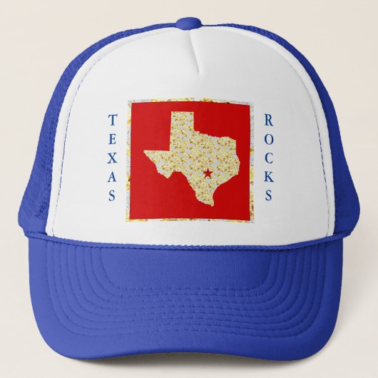 TEXAS ROCKS! TRUCKERKAPPE (Vorderseite)