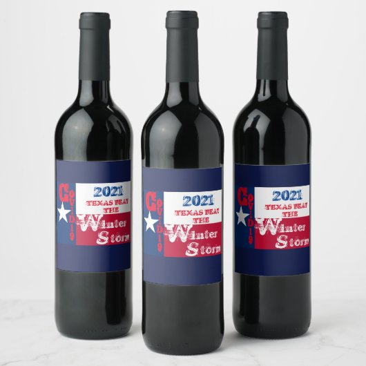 TEXAS ROCKS WEINETIKETT (Flaschen)