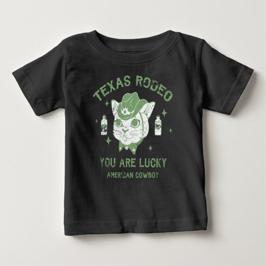 Texas Rodeo, Sie haben Glück, niedlicher T - Shirt (Vorderseite)