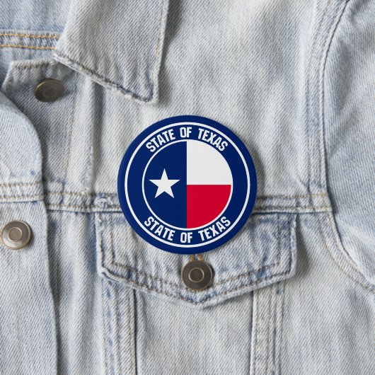 Texas Round Emblem Button (Beispiel)