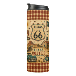 Texas Route 66 Coffee Road Trip Sips Thermosbecher