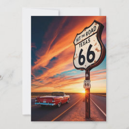 Texas Route 66 für Postkarten Sammler PostcarD