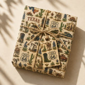 Texas Route 66 Geschenkpfad Geschenkanhänger