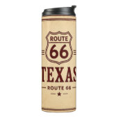 Texas Route 66 Road Warrior Coffee Reise Thermosbecher (Nach links gedreht)