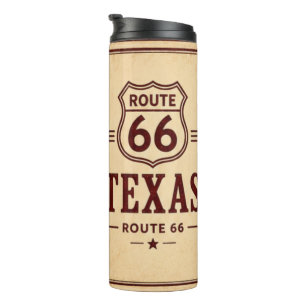 Texas Route 66 Road Warrior Coffee Reise Thermosbecher