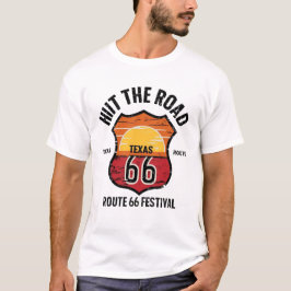 Texas-Route 66 T-Shirt