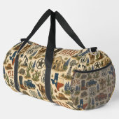Texas Route 66 Wochenend-Rodeo Duffle Bag (Rechte Ecke)