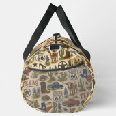 Texas Route 66 Wochenend-Rodeo Duffle Bag (Rechts)