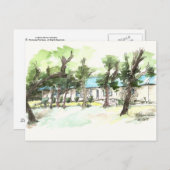 Texas-Rückzug Postkarte (Vorne/Hinten)