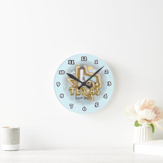 Texas Runde Wanduhr (Zuhause)