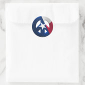 Texas Runder Aufkleber (Tasche)